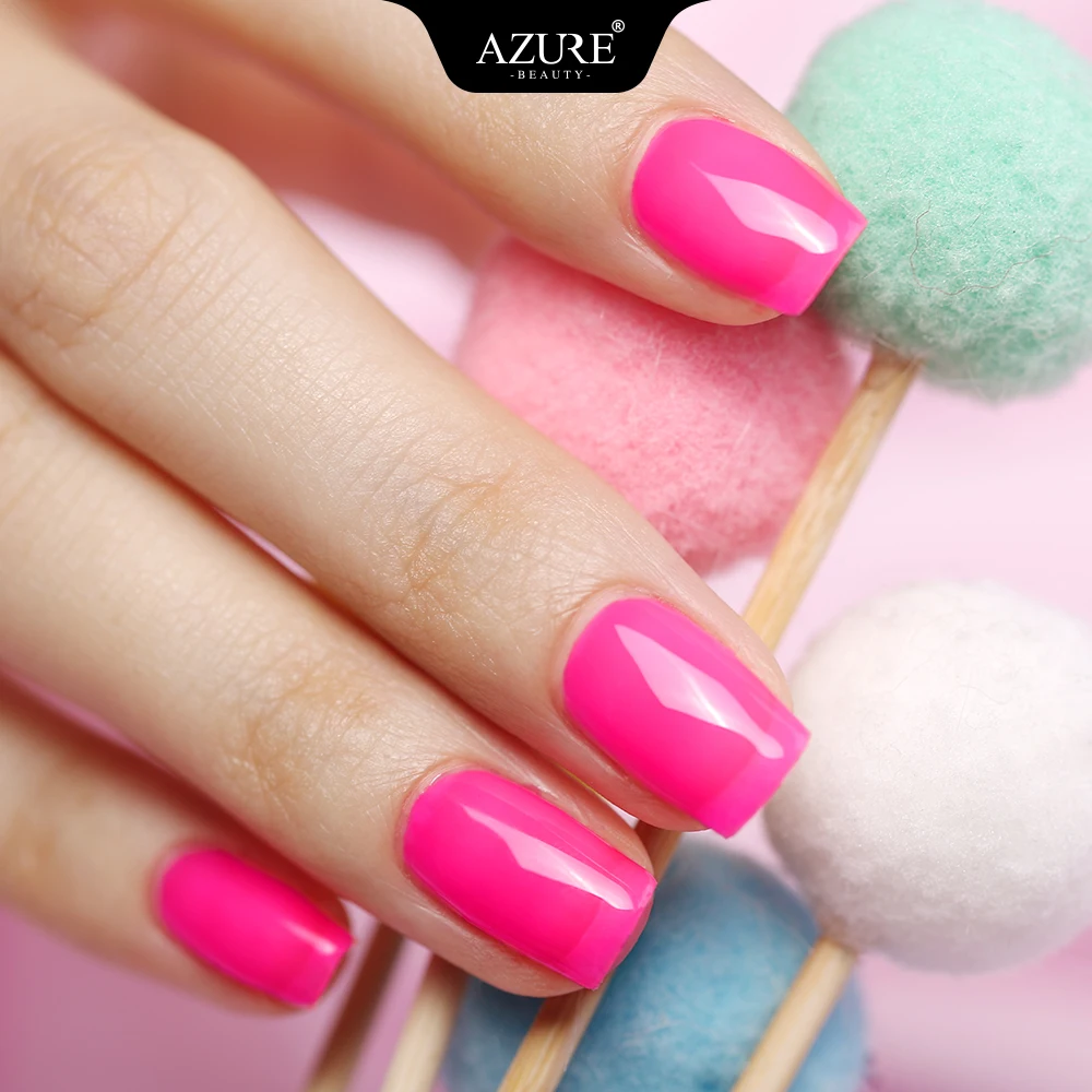 Azure Beauty 6 шт./лот Желейный Гель-лак для ногтей Дизайн полупрозрачный светодиодный