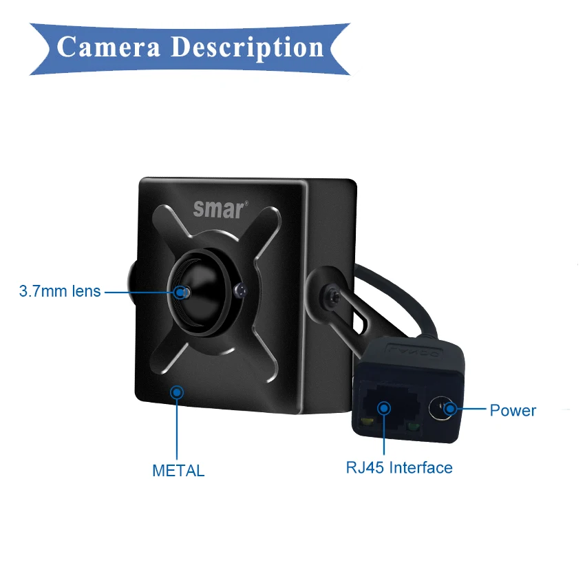 Smar CCTV домашняя ip-видеокамера 3,7 мм 720P 960P 1080P сетевая камера наблюдения безопасности support f2.3 Поддержка Android, iPhone IOS