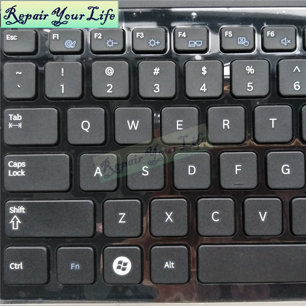 Новая клавиатура 300E4X US Palmrest для SAMSUNG 3430EA NP300E4A 305E4A 300E43 3431EX черная с серебряной