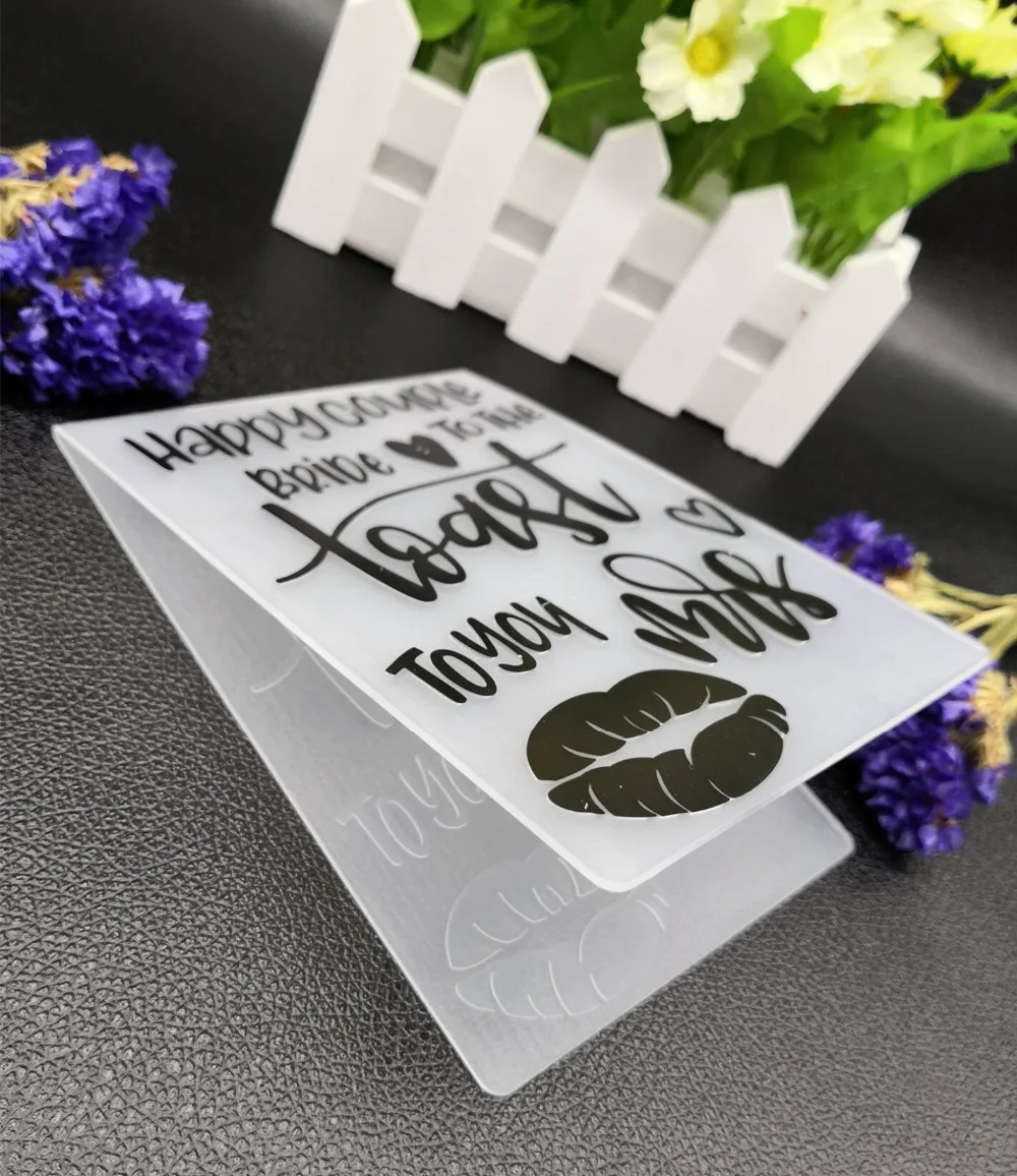 Пластиковая папка для тиснения невесты DIY альбом скрапбукинга|Папки тиснения| |