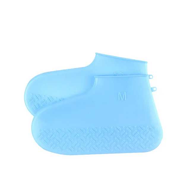 Blue L (40-45) Мотоциклетная многоразовая обувь для дождливой погоды; водонепроницаемая обувь; нескользящая складная обувь - Цвет: Blue L (40-45)