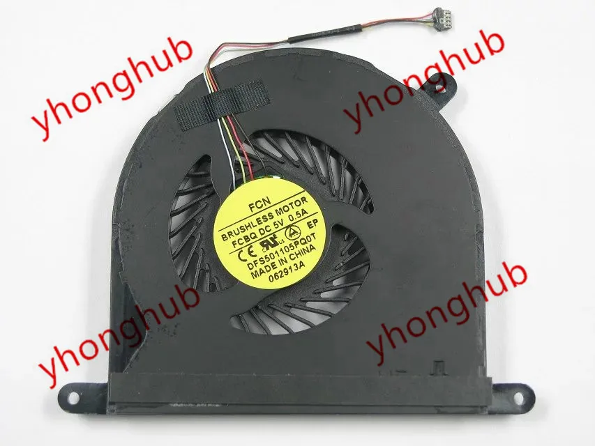 

FCN DFS501105PQ0T FCBQ DC 5V 0.5A 4-проводной вентилятор для сервера