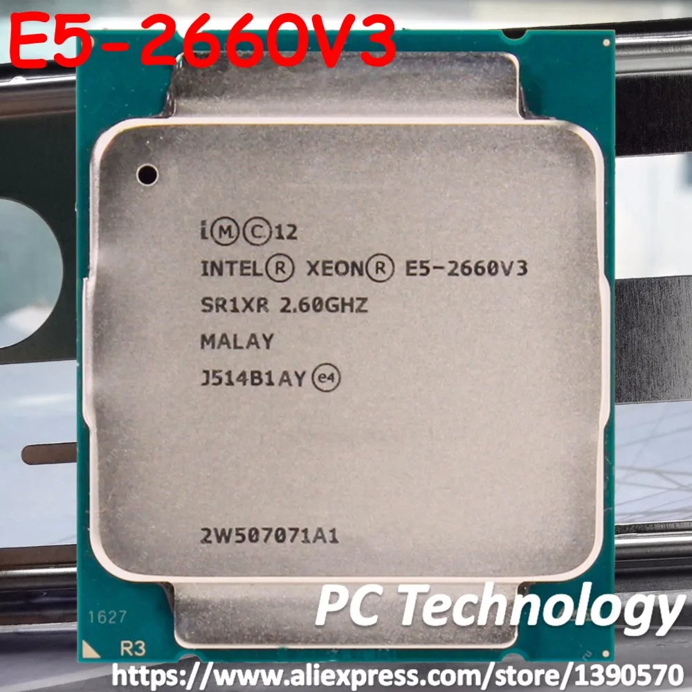 Оригинальный процессор Intel Xeon официальная версия 2660 V3 10 ядер 2 6 ГГц 25 м E5 2660V3