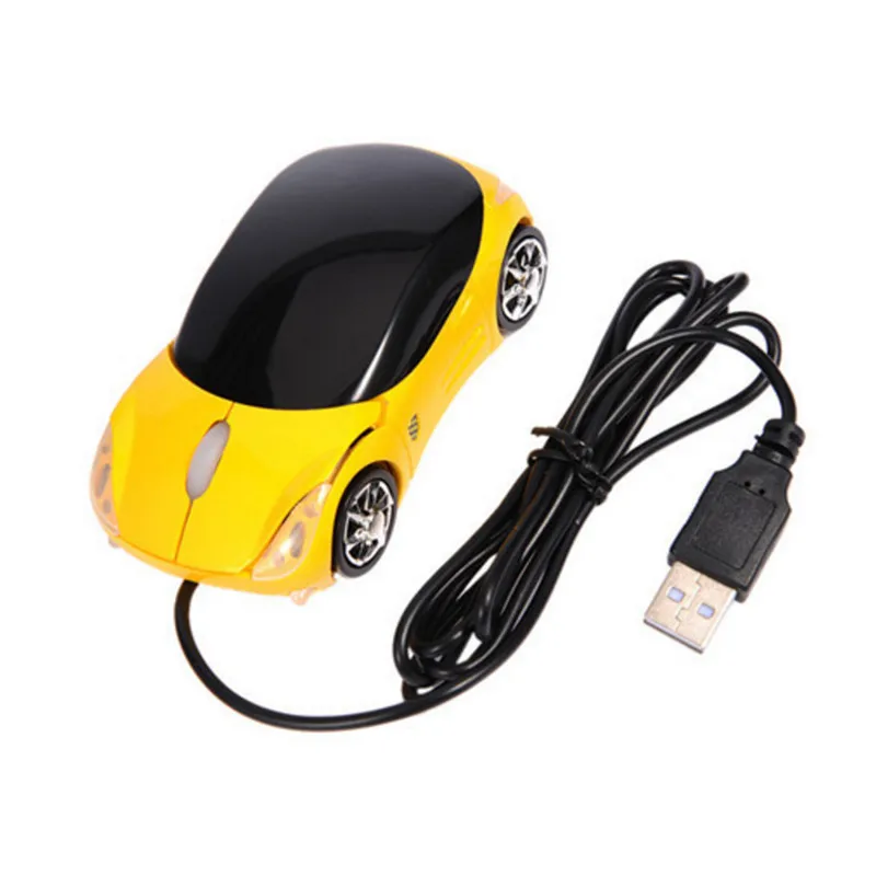 BinFul оптовая продажа модная Проводная Эргономичная 3D мышь в форме автомобиля USB