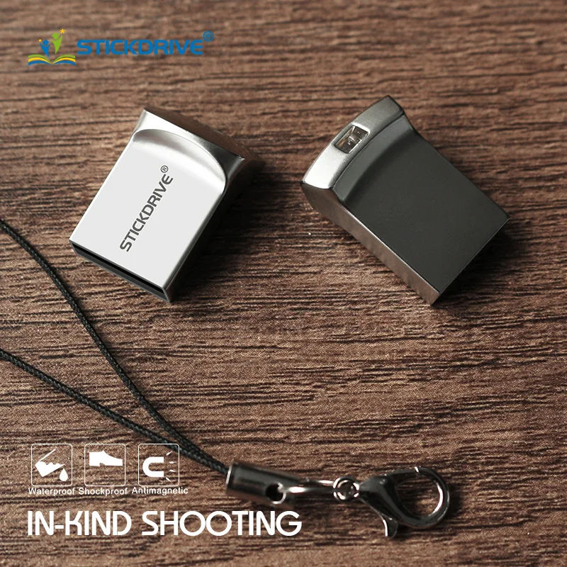 Новое поступление мини usb флеш накопитель 64 ГБ 32 флэш диск 16 8 4 металлический 128 USB