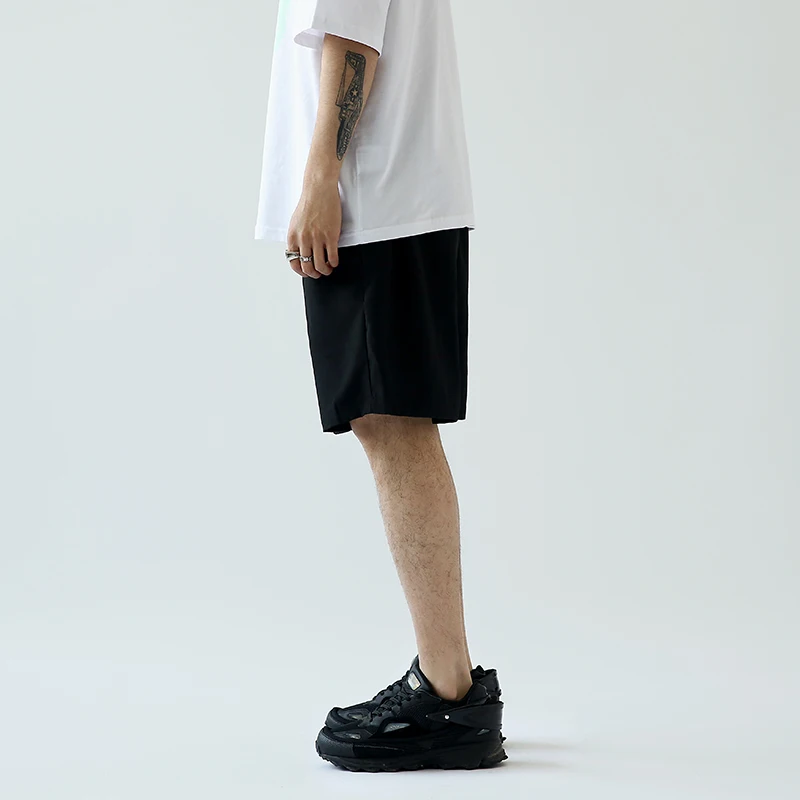 CHINISM летние классические повседневные мужские пляжные шорты черные для