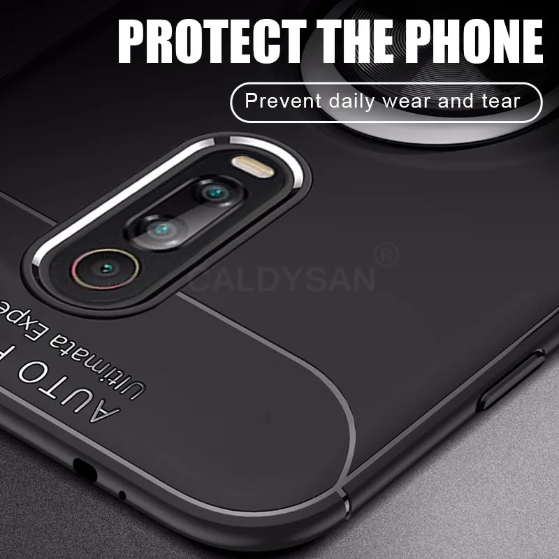 Роскошный автомобильный держатель кольцевой чехол для Xiaomi Redmi K20 Pro 7 Note 6 5