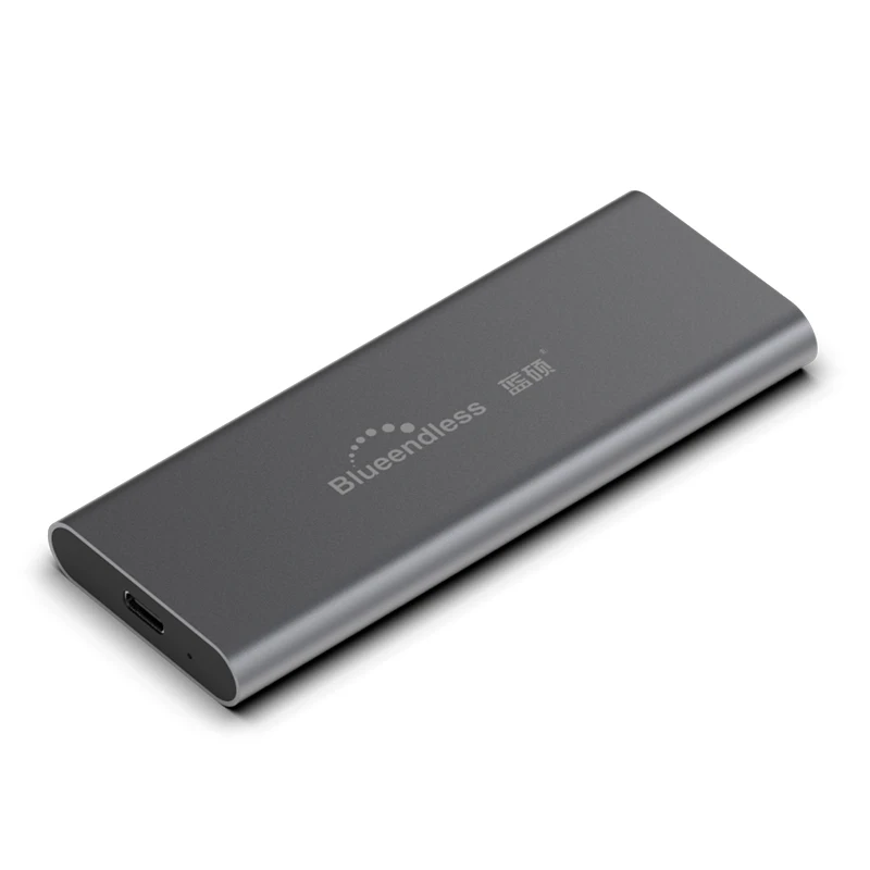 Blueendless NVME M.2 портативный ssd чехол для жесткого диска s type c usb 3,0 msata жесткий диск Корпус черный алюминиевый ssd чехол