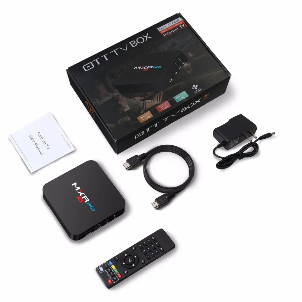 ТВ приставка MXR PRO для Smart TV Android 9 0 четырехъядерный процессор RK3318 4 Гб ОЗУ 32 ПЗУ 2 4G