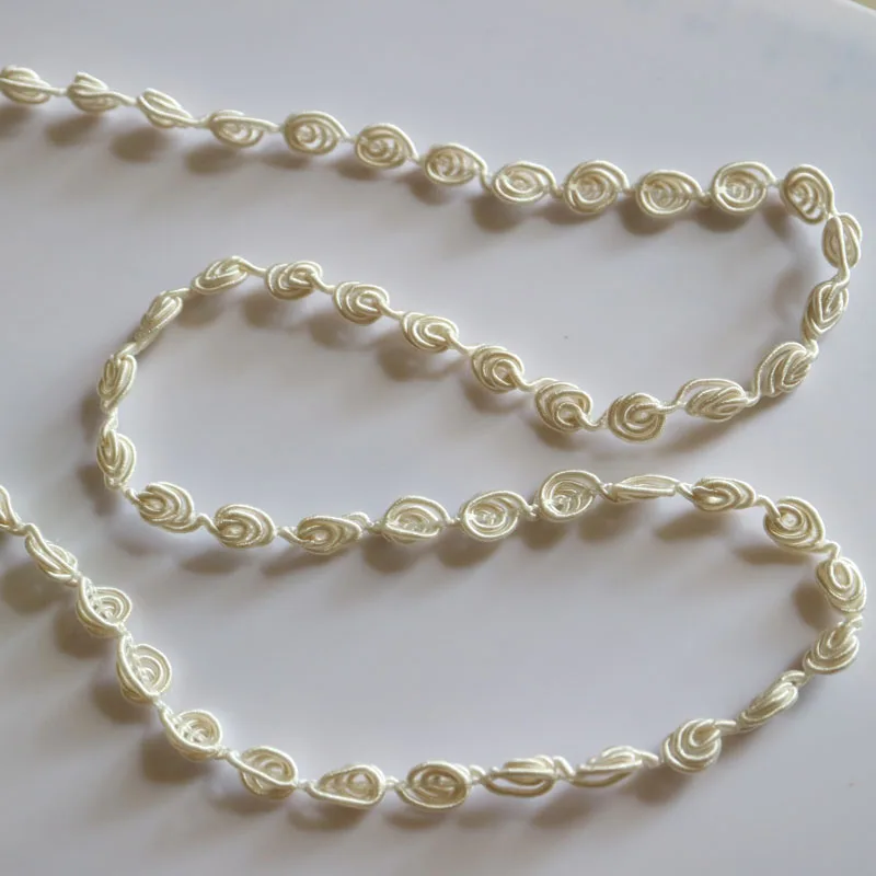 Обрезка бежевого цвета одежды свадебных платьев аксессуары для шитья сделай сам