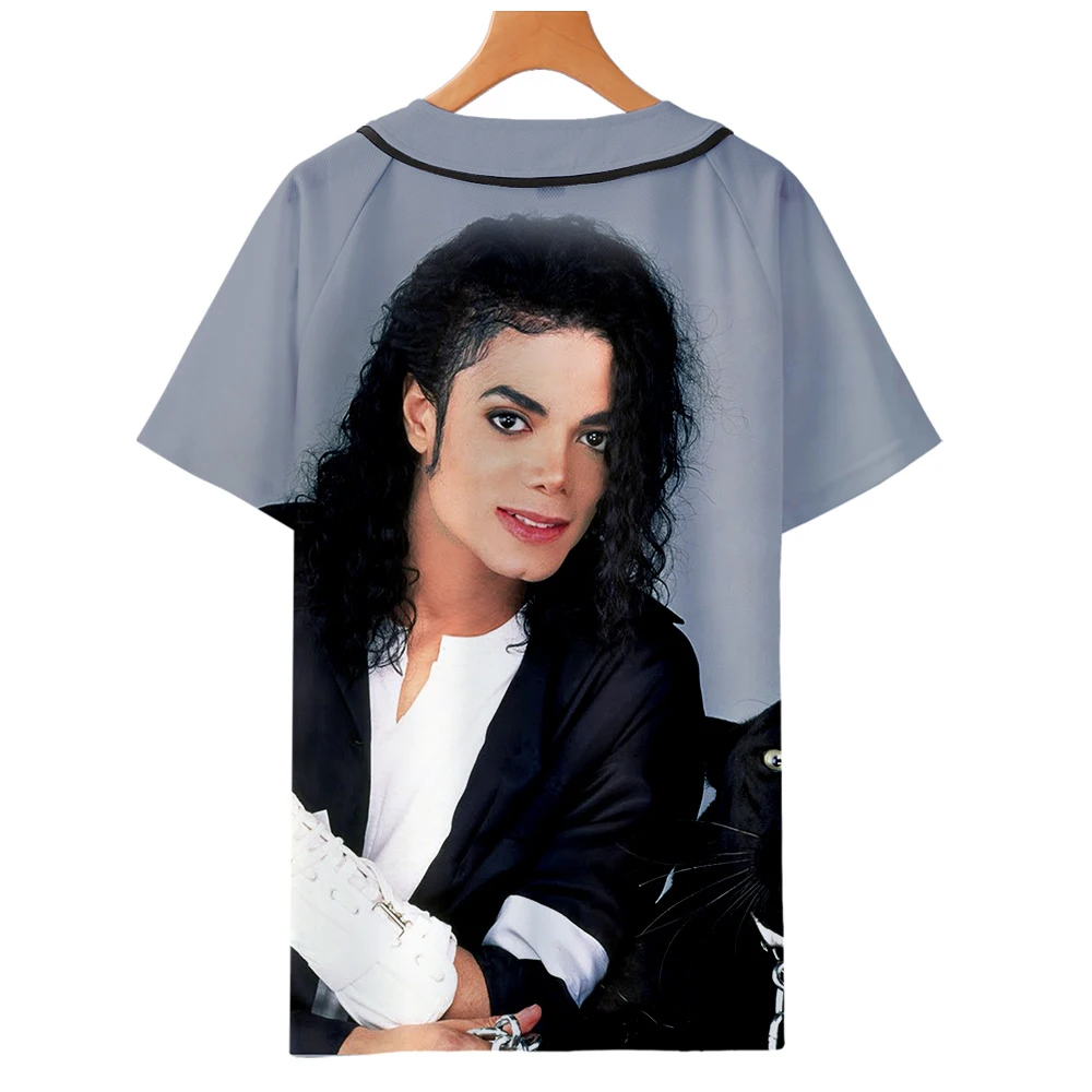 Майкл Джозеф Джексон 3D печать Бейсбольная Футболка Повседневная Популярная