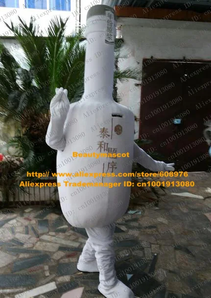 Verisimilar White Wine Bottle Garrafa Winebottle Jar Mascot Costume Cartoon Character Mascotte Adult Long Neck NO.9892 FS | Тематическая