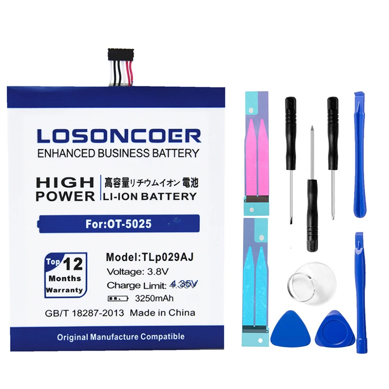 LOSONCOER 3250mAh TLP029AJ TLP029A1 для Alcatel OneTouch Pop 3 5 &quotOT-5025 OT-5025D аккумулятор высокой емкости