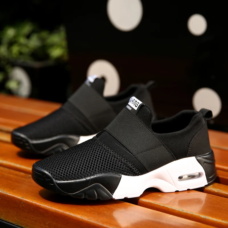 Парные спортивные беговые кроссовки женские сетчатые дышащие с воздушной