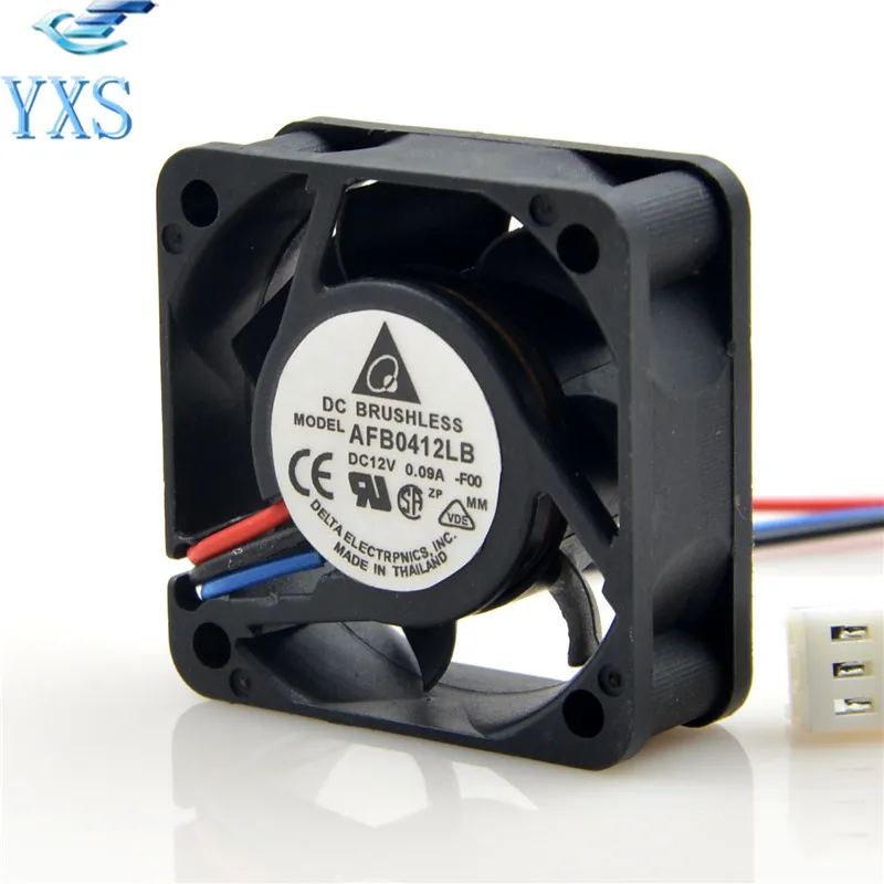 AFB0412LB 4015 40*40*15 мм 4 см DC 12V 0.09A 4000 об/мин тихий вентилятор охлаждения 3 провода |
