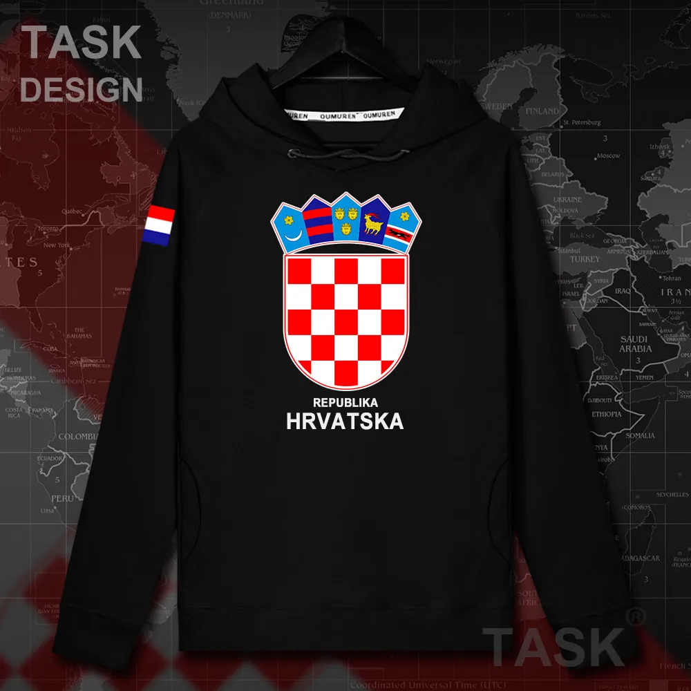 Хорватия Hrvatska хорватская HRV Croats Мужская толстовка пуловеры толстовки Топы