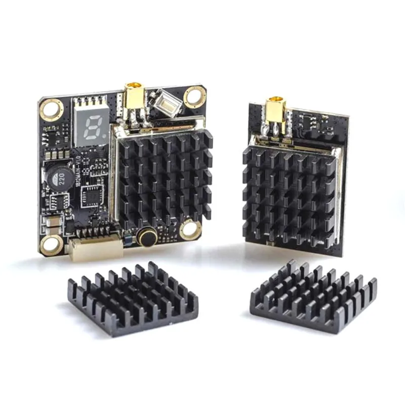 

1 Piece AKK Black Aluminum Heatsink Kit For AKK X2-ultimat.e / FX2-ultimat.e / X2 / X2P / FX2 / TX1200 FPV Transmitter