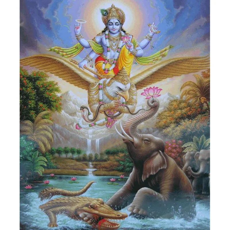 

India Religion Buddha 5D Diamond Painting Embroidery Full Square Home Room Decoration kit Gift Round Drill Mosaic Cross Stitch