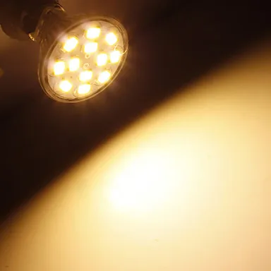 Светодиодный прожектор BEEROFO GU4(MR11) 6 Вт 12 SMD 5730 570 лм теплый белый/холодный белый