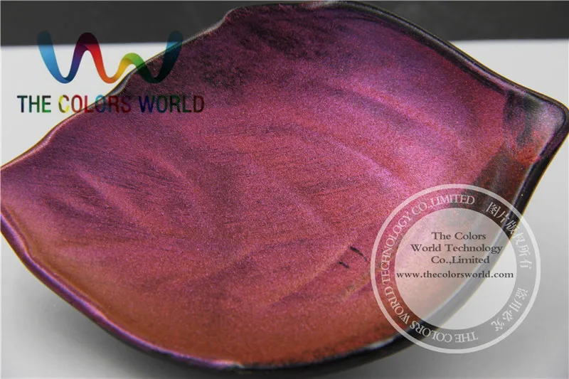 TCWB177 Magic коричнево-красный, фиолетовый смена цвета эффект Пигментный Порошок или лак для ногтей Гель-лак художественный лак для ногтей или других для художественного оформления ногтей, ручная работа