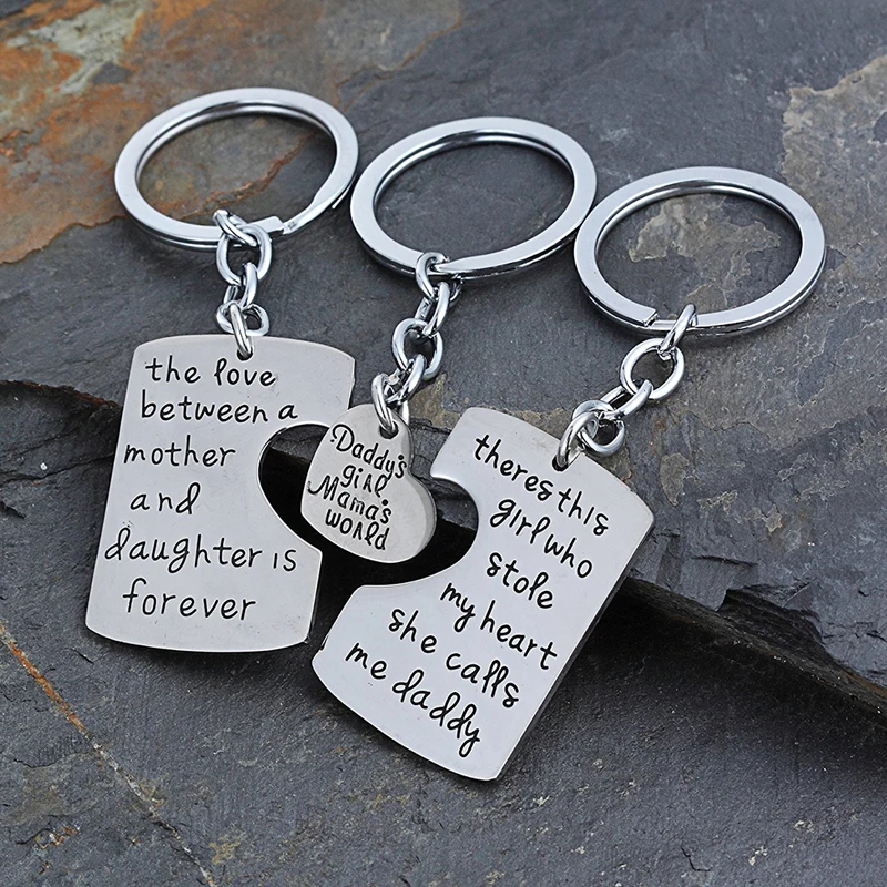 3 шт./компл. Разбитое Сердце сплав брелок любовь Bettween мать и дочь Навсегда Письмо