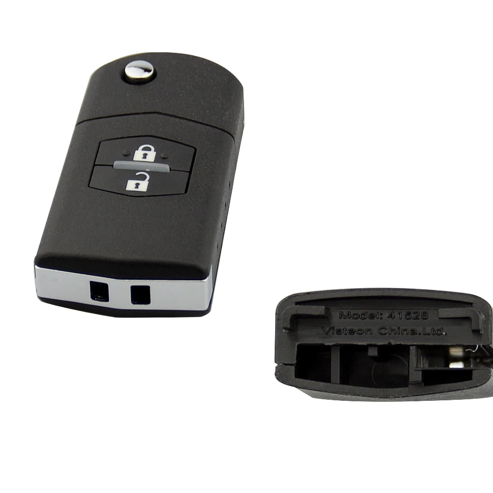 OkeyTech хорошее качество 2 кнопки Складной Дистанционный брелок флип автомобильный