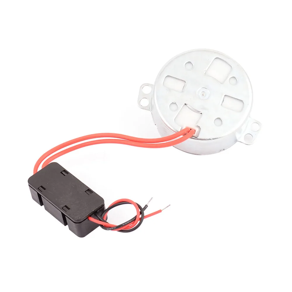 UXCELL(R) 1 шт. синхронный двигатель с диаметром вала 7 мм 3 об/мин 12 В постоянного тока