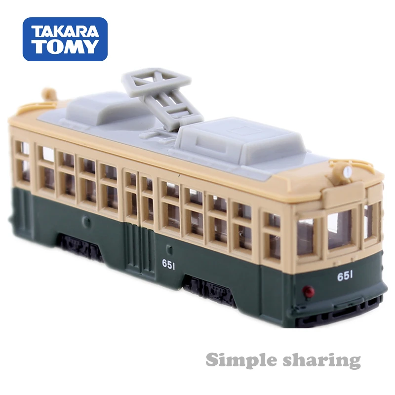 TAKARA TOMY TOMICA No.66 хирошима электрическая железная дорога 650 модель комплект 1:162 литая