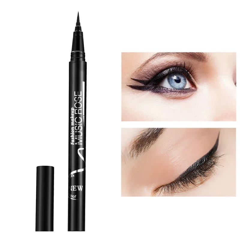 Губчатая головка подводка для глаз карандаш жидкий черный Водонепроницаемый