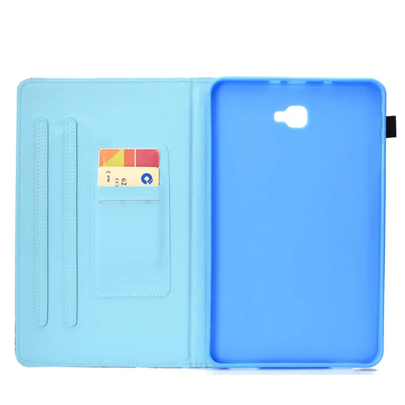 Чехол T585 для планшета Samsung Galaxy Tab A A6 10 1 дюйма 580 T585N умный чехол модный раскрашенный