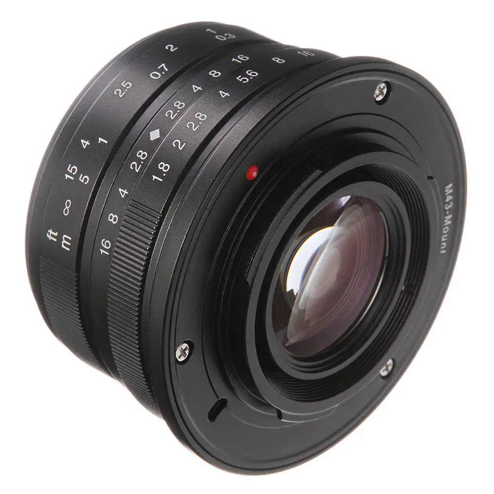 25 мм F/1 8 ручная фокусировка основной объектив для всех отдельных серий Panasonic/Olympus