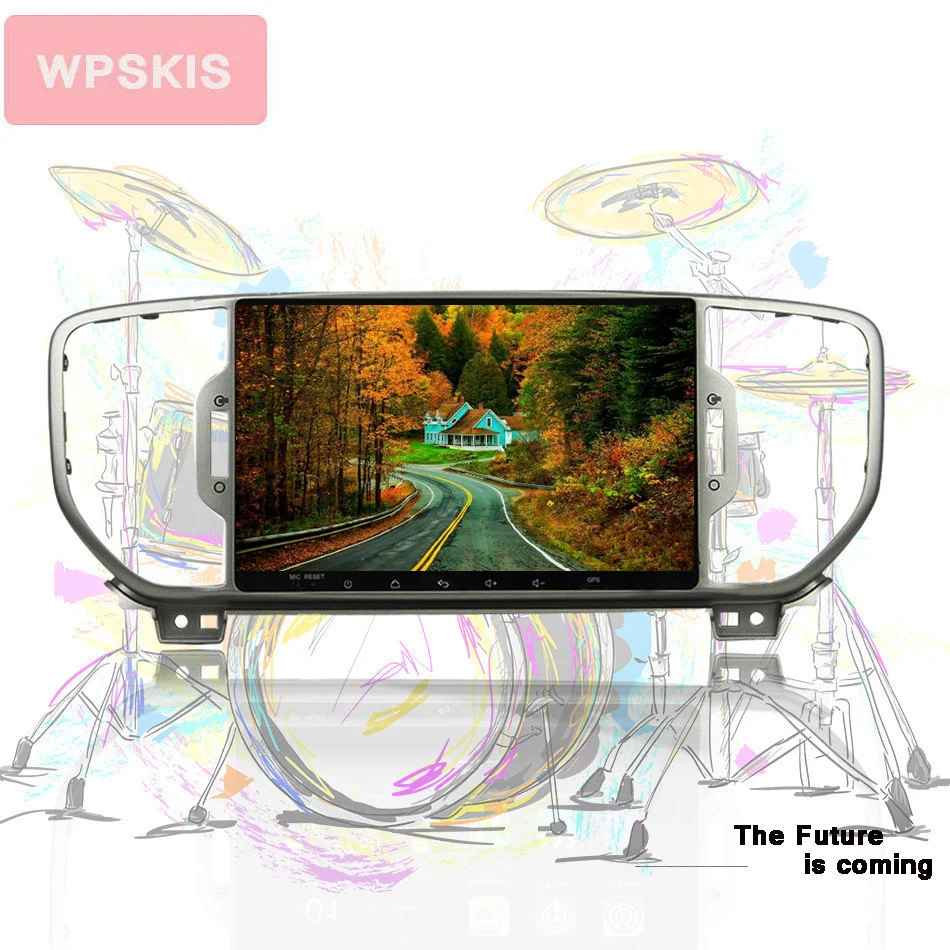 Восьмиядерный Android 10 0 Fit KIA Sportage kx5 2016 2019 автомобильный DVD плеер навигация GPS радио