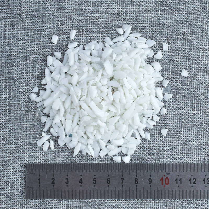 100 г Белый Howlite щебень натуральный драгоценный камень минеральный чип шарик обрушенный камень домашний фонтан декор целебные кристаллы рейки