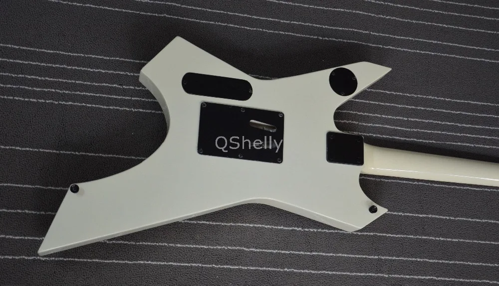 Высококачественные гитары QShelly floyd rose tremolo на заказ 6 струн с Кремовым Олдером