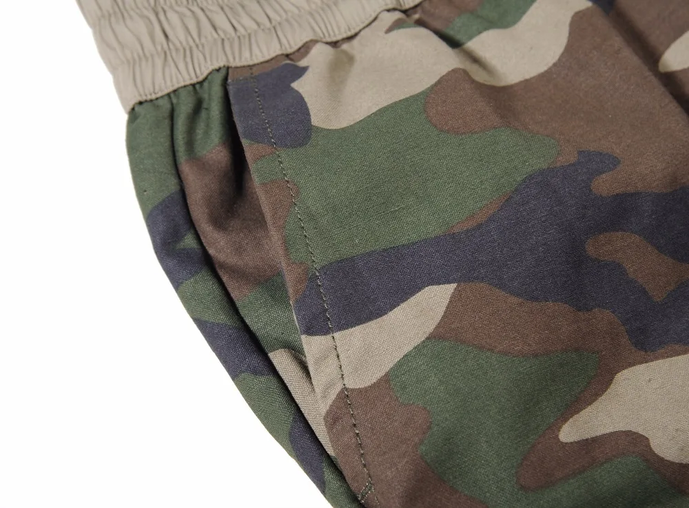 

Hip hop Camouflage Pants Dark Soul Cargo Pants Men Skateboard Slim Camo Pants zippers pants jogger in kanye west