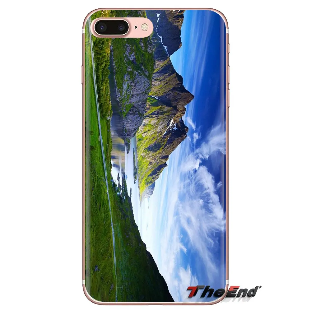 Для Xiaomi Mi3 Samsung A10 A30 A40 A50 A60 A70 Galaxy S2 Note 2 Grand Core Prime TPU чехол для кожи морские горы