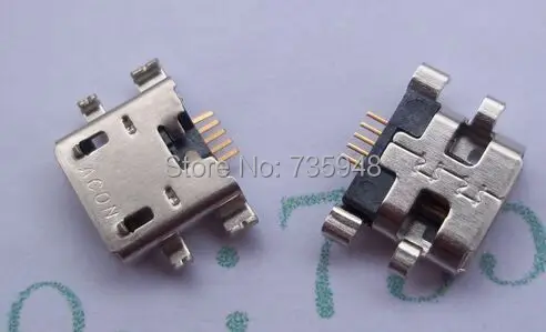 10 шт./лот Оригинальный Новый Micro Зарядка через USB Порты и разъёмы Разъем запчастей