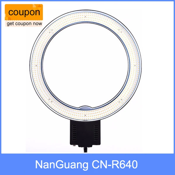 

NanGuang CN-R640 CN R640 Photography Video Studio 640 LED Continuous Macro Ring Light 5600K Day Lighting LED Video Light