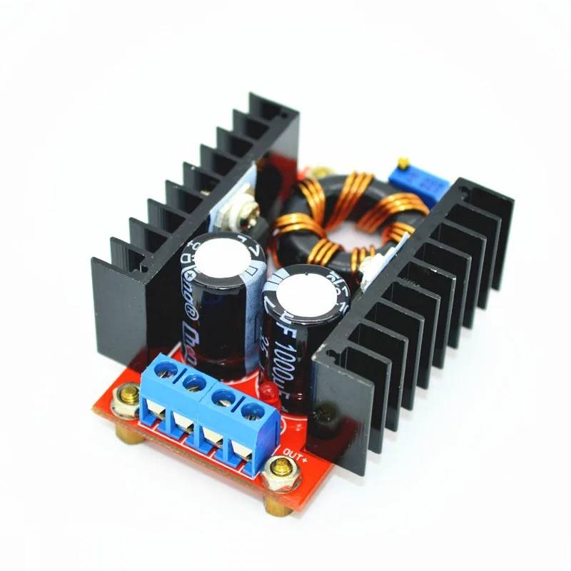 Повышающий преобразователь напряжения для Arduino 150 Вт 10-32 В до 12-35 в 10 А плата