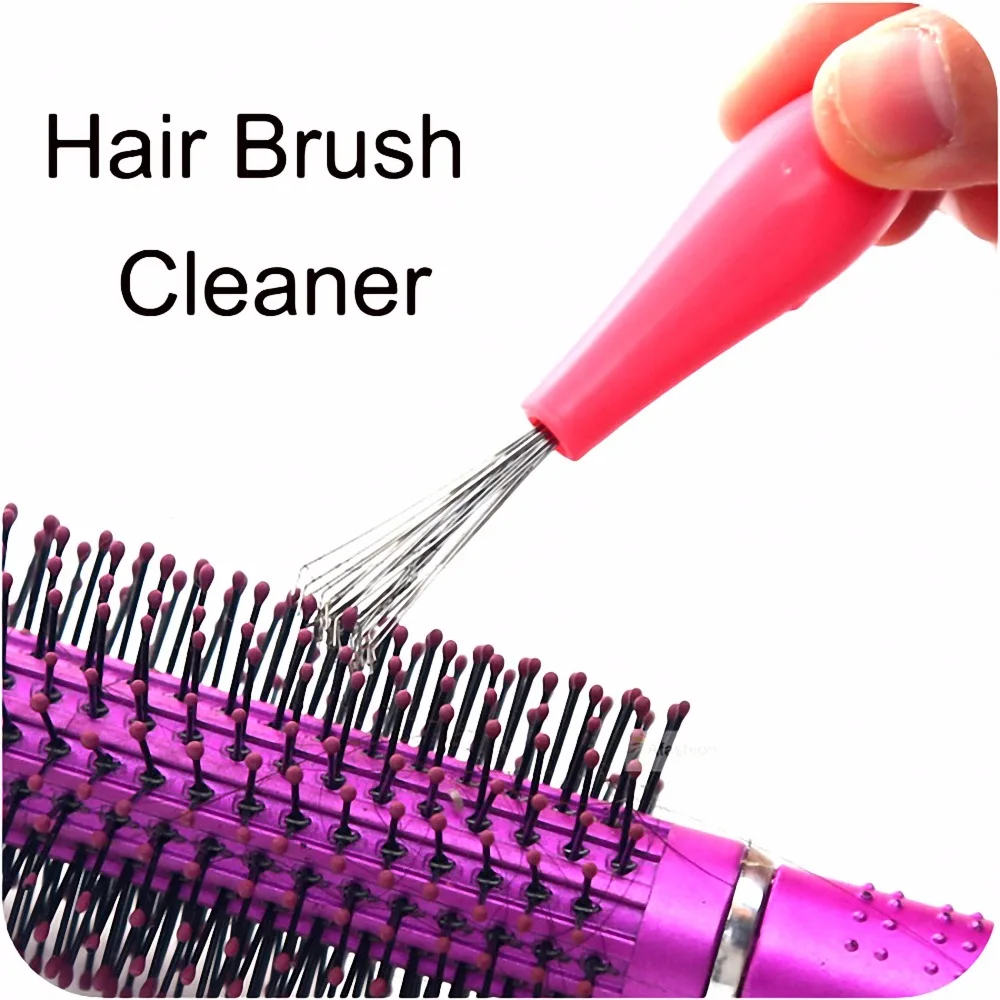 

1pc durable Hair Brush Cleaner easy clean hair dirt paw tangle Airbag roller comb styling tools home salon