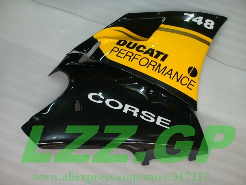 

Yellow black Fairing kits for DUCATI 996 748 93 94 95 96 97 98 99 00 01 02 CORSE ABS fairings kit 996/748 1993-2002 #LSL23F