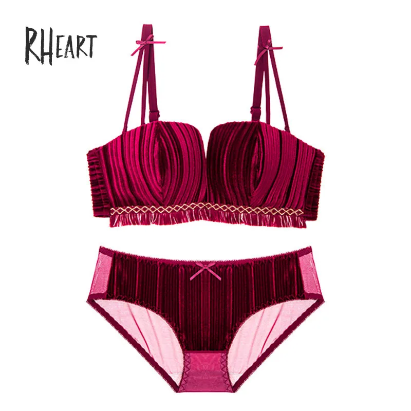 Roseheart/зимние женские модные розовые сексуальные комплекты нижнего белья