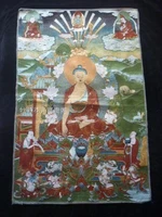 chinese antique collection the thangka embroidery buddha diagram