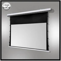 t2vhpg premium tab tension 43video format 4k3d tensioned electric motorized projection projector screen pvc 3d silver grey