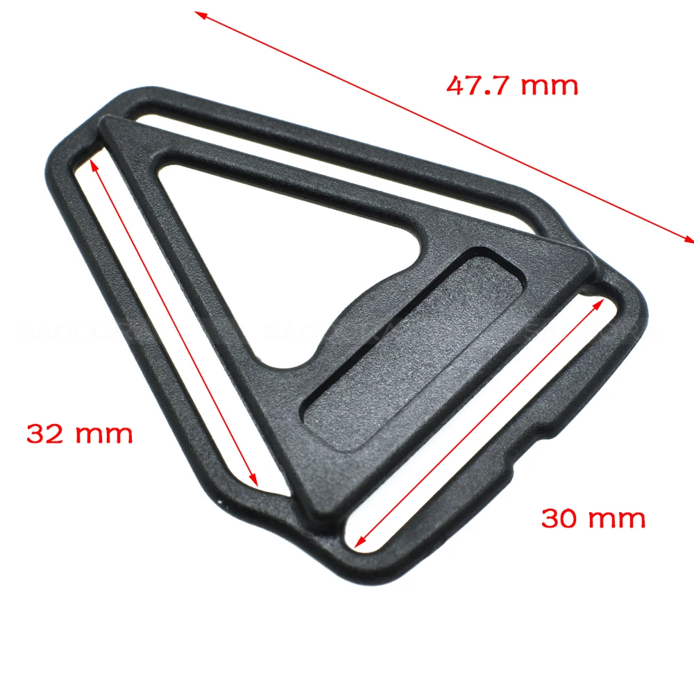 

10pcs Pack Art Deco Three Way Dress Belt Strap Buckle Back Pad Webbing 30*35mm