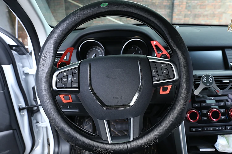 Нержавеющая сталь Черный матовый руль декоративная рамка для Land Rover Discovery Спорт- автомобильные аксессуары