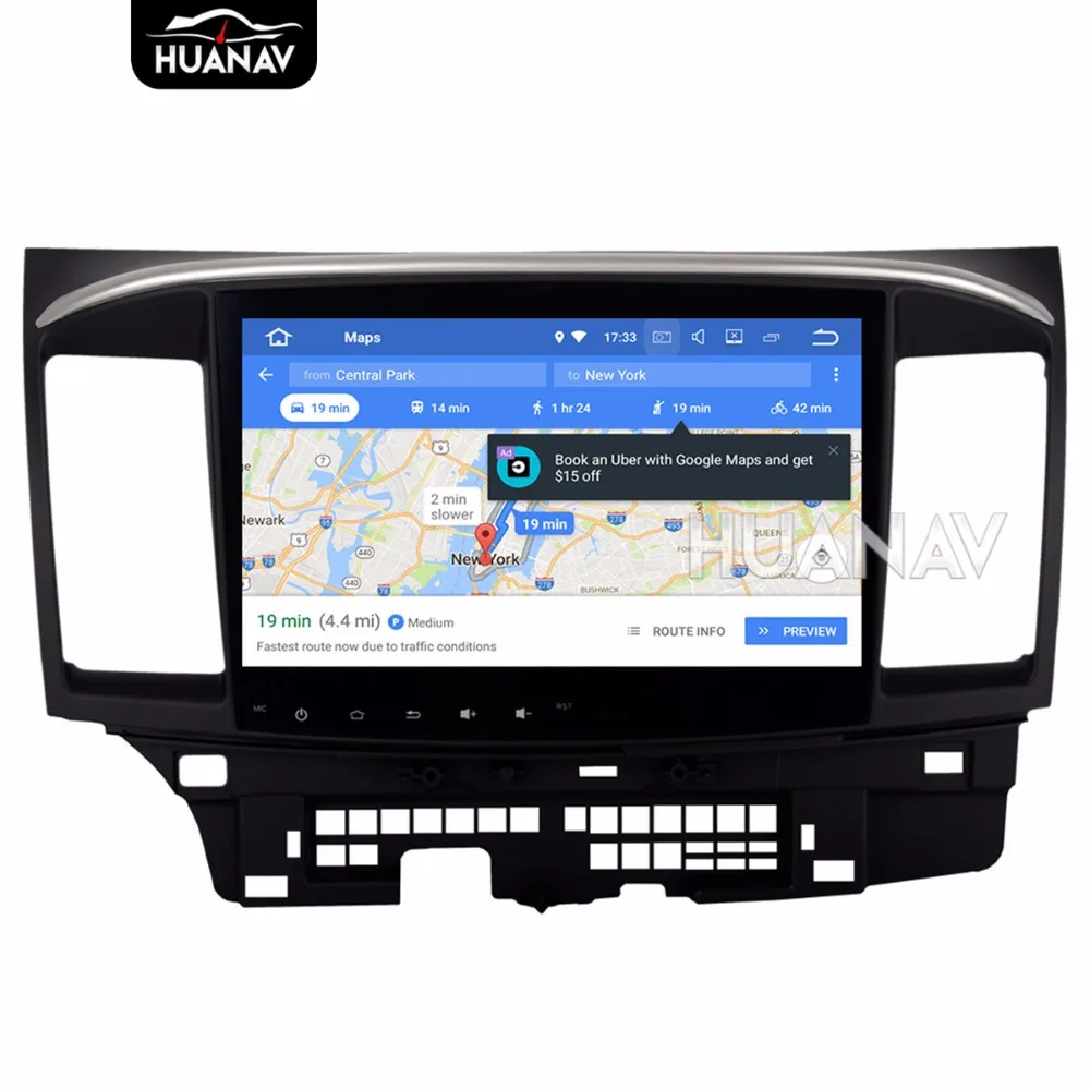 Автомобильный DVD плеер GPS навигация для Mitsubishi Lancer 2007 2015 10 2 &quotбольшой экран Android8.0