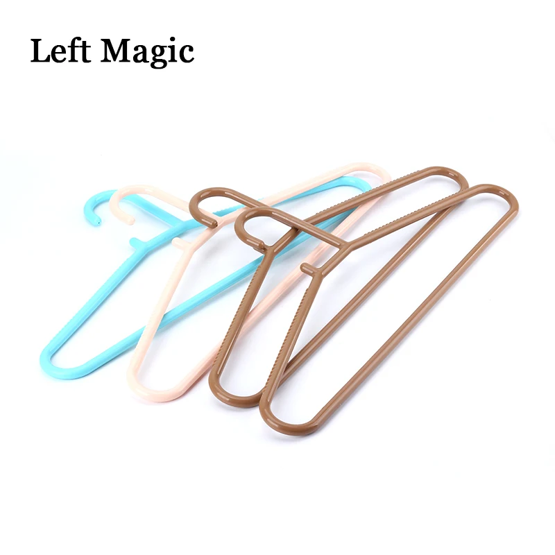 Многоцветные пластиковые вешалки для одежды связывающие вешалку волшебные