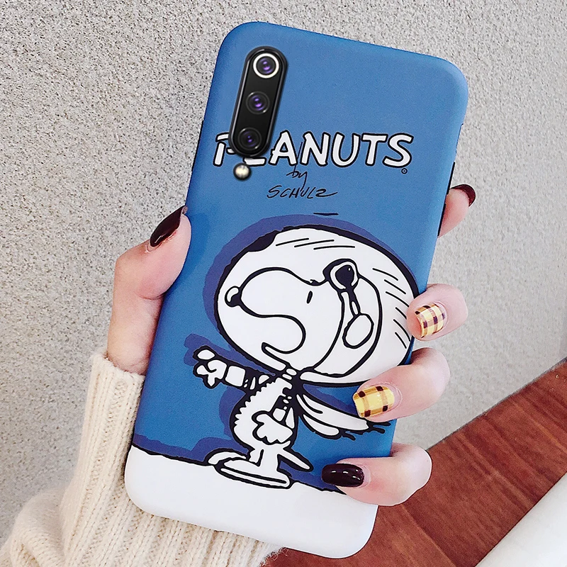 Cartoon Beagle Phone Case Soft mi 9SE 8 Explorer A2 For Xioami 6 Mix 2s MAX3 Matte IMD Silicone Back Cute God Antiknock Couqe |