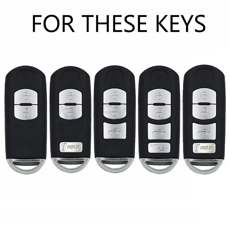 Силиконовый чехол для автомобильного ключа MAZDA 2 3 5 6 брелока Дистанционного